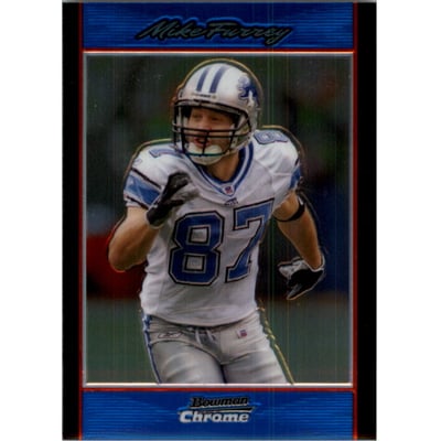 2007 Bowman Chrome Blue Refractors #BC144 Mike Furrey