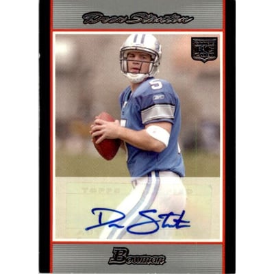 2007 Bowman Rookie Autographs #BAVDS Drew Stanton/199