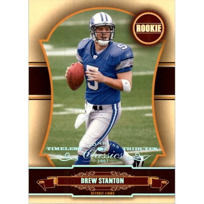 2007 Donruss Classics Timeless Tributes Silver #155 Drew Stanton
