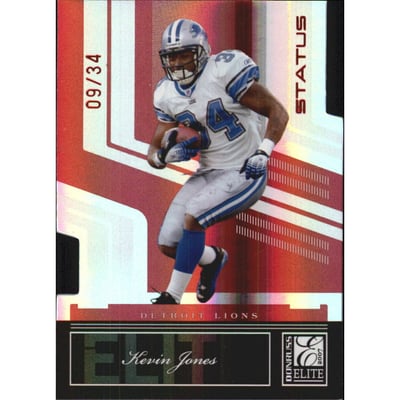 2007 Donruss Elite Status #34 Kevin Jones/34