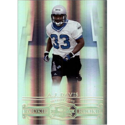2007 Donruss Threads Gold Holofoil #181 A.J. Davis