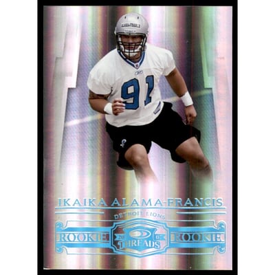 2007 Donruss Threads Platinum Holofoil #200 Ikaika Alama-Francis