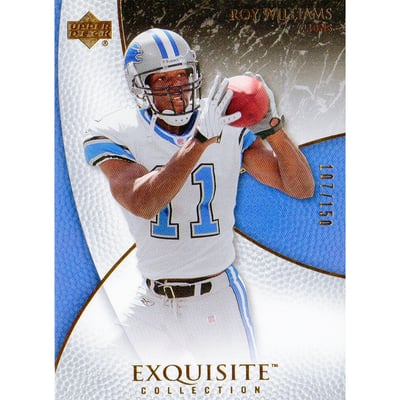 2007 Exquisite Collection #22 Roy Williams WR