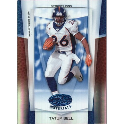 2007 Leaf Certified Materials Mirror Blue #29 Tatum Bell