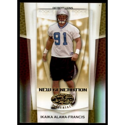 2007 Leaf Certified Materials Mirror Gold #189 Ikaika Alama-Francis