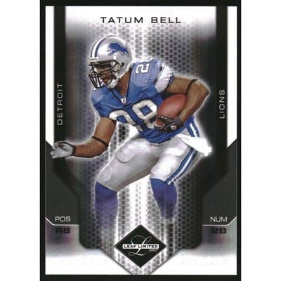 2007 Leaf Limited Silver Spotlight #33 Tatum Bell