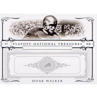 2007 Playoff National Treasures #92 Doak Walker