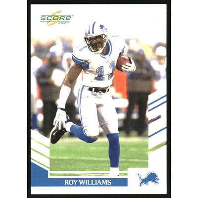 2007 Score Artist's Proof #47 Roy Williams WR