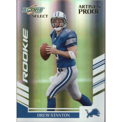 2007 Select Artist's Proof #359 Drew Stanton