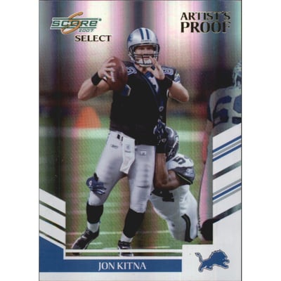 2007 Select Artist's Proof #45 Jon Kitna