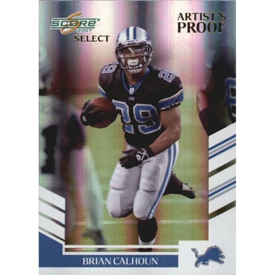 2007 Select Artist's Proof #52 Brian Calhoun