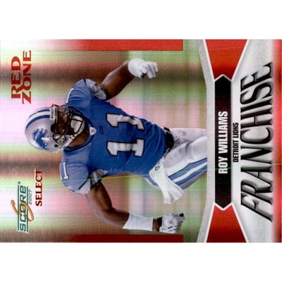 2007 Select Franchise Red Zone #16 Roy Williams WR