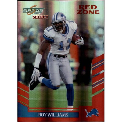 2007 Select Red Zone #47 Roy Williams WR