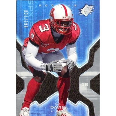 2007 SPx Silver Holofoil Rookies #137 A.J. Davis