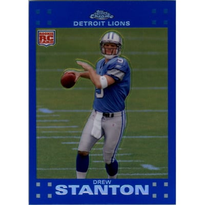 2007 Topps Chrome Blue Refractors #TC168 Drew Stanton