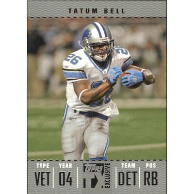 2007 Topps TX Exclusive Silver #47 Tatum Bell