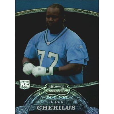 2008 Bowman Sterling Black Refractors #37 Gosder Cherilus
