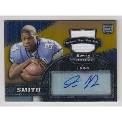 2008 Bowman Sterling Gold Relic Autographs #157 Kevin Smith/235