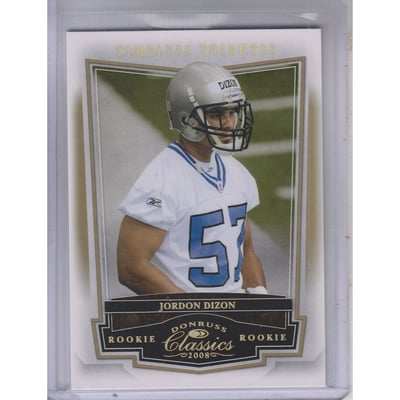 2008 Donruss Classics Timeless Tributes Gold #164 Jordon Dizon