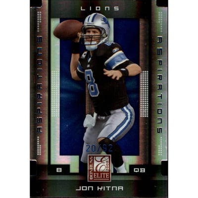 2008 Donruss Elite Aspirations #32 Jon Kitna/92