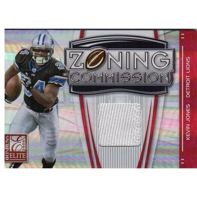 2008 Donruss Elite Zoning Commission Jerseys Prime #16 Kevin Jones