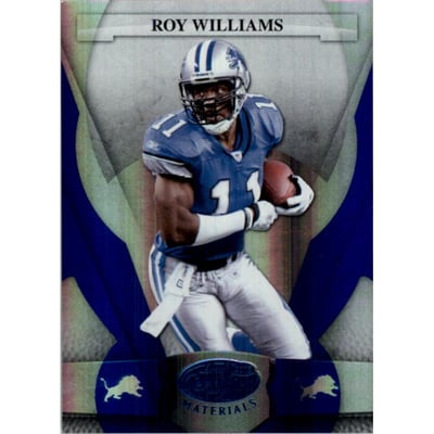 2008 Leaf Certified Materials Mirror Blue #42 Roy Williams WR