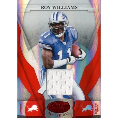 2008 Leaf Certified Materials Mirror Red Materials #42 Roy Williams WR