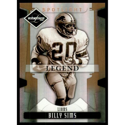 2008 Leaf Limited Bronze Spotlight #107 Billy Sims