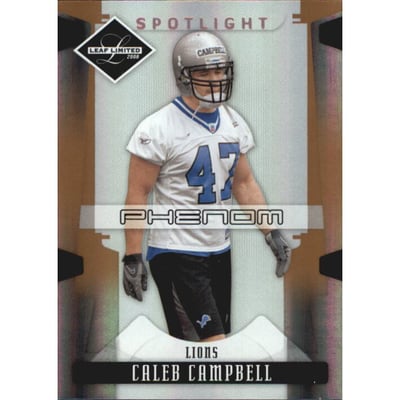 2008 Leaf Limited Bronze Spotlight #214 Caleb Campbell