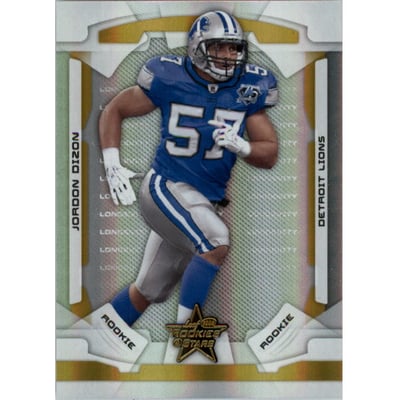 2008 Leaf Rookies and Stars Longevity Parallel Gold #148 Jordon Dizon