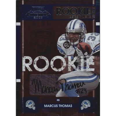 2008 Playoff Contenders #173 Marcus Thomas AU/165* RC
