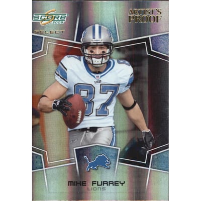 2008 Select Artist's Proof #102 Mike Furrey