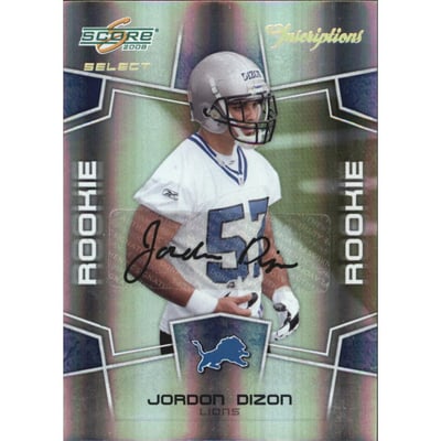 2008 Select Inscriptions #366 Jordon Dizon/750