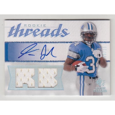 2008 SP Rookie Threads Rookie Threads Autographs Position 25 #RTKS Kevin Smith