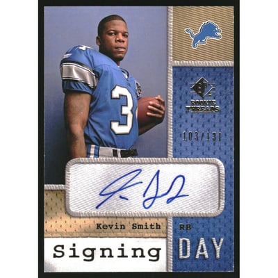 2008 SP Rookie Threads Signing Day #SDKS Kevin Smith/131