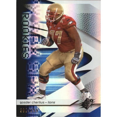 2008 SPx Silver Holofoil Rookies #108 Gosder Cherilus