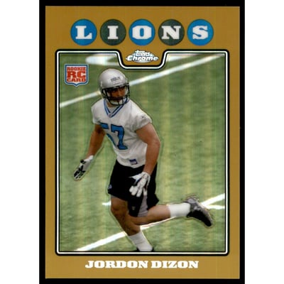 2008 Topps Chrome Gold Refractors #TC257 Jordon Dizon