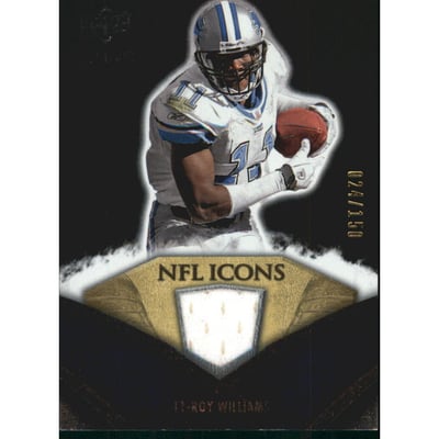 2008 Upper Deck Icons NFL Icons Jersey Silver #NFL20 Roy Williams WR
