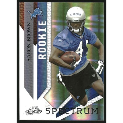 2009 Absolute Memorabilia Spectrum Silver #103 Aaron Brown