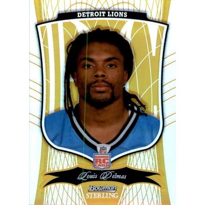 2009 Bowman Sterling Gold Refractors #22 Louis Delmas