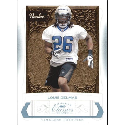 2009 Donruss Classics Timeless Tributes Platinum #216 Louis Delmas