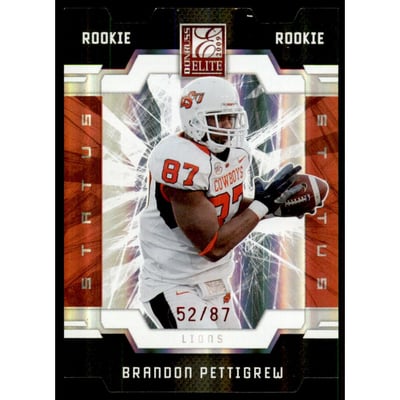 2009 Donruss Elite Status #110 Brandon Pettigrew/87