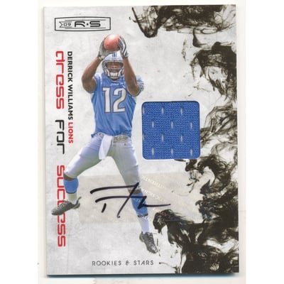 2009 Donruss Rookies and Stars Dress for Success Jerseys Autographs #29 Derrick Williams/100
