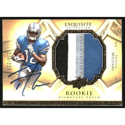 2009 Exquisite Collection #169 Derrick Williams JSY AU RC