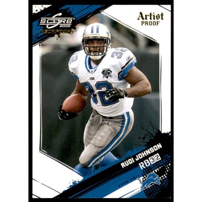 2009 Score Inscriptions Artist's Proof #100 Rudi Johnson