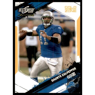 2009 Score Inscriptions Gold Zone #94 Daunte Culpepper
