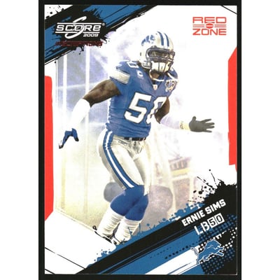 2009 Score Inscriptions Red Zone #95 Ernie Sims