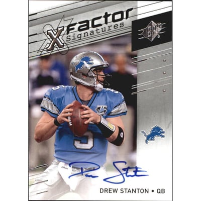 2009 SPx X-Factor Autographs #XDS Drew Stanton