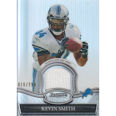 2010 Bowman Sterling Refractors #BSRKS Kevin Smith JSY
