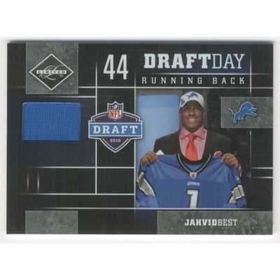 2010 Limited Draft Day Jerseys Prime #7 Jahvid Best